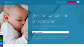 What E-lactancia.org website looked like in 2019 (5 years ago)