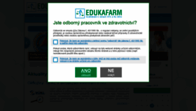 What Edukafarm.cz website looked like in 2019 (5 years ago)