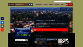 What Environmentamerica.org website looked like in 2019 (5 years ago)