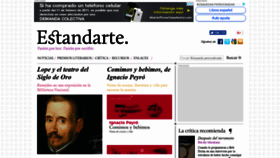What Estandarte.com website looked like in 2019 (5 years ago)
