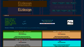 What Eudesign.com website looked like in 2019 (5 years ago)