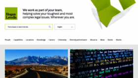 What Ehoganlovells.com website looked like in 2019 (5 years ago)