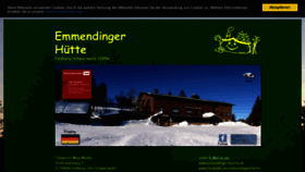 What Emmendinger-huette.de website looked like in 2019 (5 years ago)