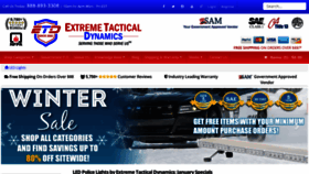 What Extremetacticaldynamics.com website looked like in 2019 (5 years ago)