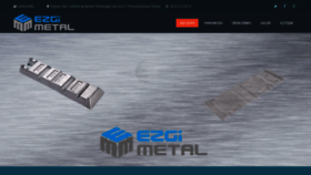 What Ezgimetal.com.tr website looked like in 2019 (5 years ago)