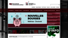 What Enap.ca website looked like in 2019 (6 years ago)