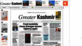What Epaper.greaterkashmir.com website looked like in 2019 (5 years ago)