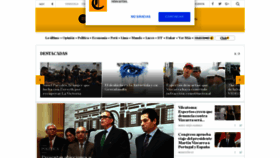 What Elcomercioperu.com.pe website looked like in 2019 (5 years ago)