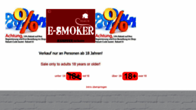 What E-smokerhaus.de website looked like in 2019 (5 years ago)