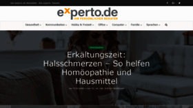 What Experto.de website looked like in 2019 (5 years ago)