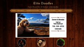 What Elitedoodles.com website looked like in 2019 (5 years ago)