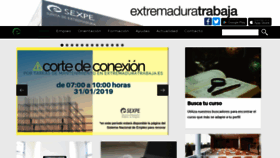 What Extremaduratrabaja.net website looked like in 2019 (5 years ago)