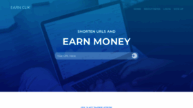What Earnclik.com website looked like in 2019 (5 years ago)