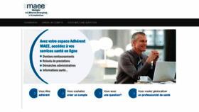 What Espace-adherent-maee.fr website looked like in 2019 (5 years ago)