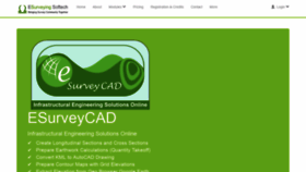 What Esurveycad.com website looked like in 2019 (5 years ago)