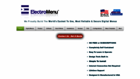 What Electromenu.com website looked like in 2019 (5 years ago)