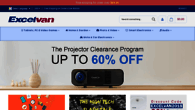 What Excelvan.com website looked like in 2019 (5 years ago)