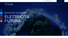What Elettricitafutura.it website looked like in 2019 (5 years ago)