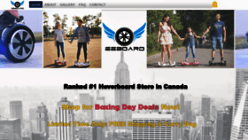 What Ezboard.ca website looked like in 2019 (5 years ago)