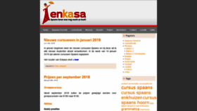 What Enkasa.nl website looked like in 2019 (5 years ago)