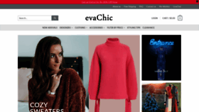 What Evachic.com website looked like in 2019 (5 years ago)