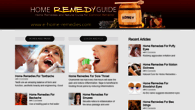 What E-home-remedies.com website looked like in 2019 (5 years ago)