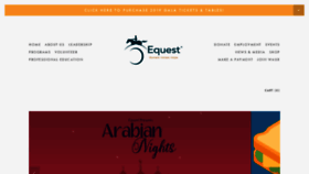 What Equest.org website looked like in 2019 (5 years ago)