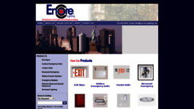 What Encorelighting.com website looked like in 2019 (5 years ago)