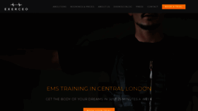 What Exerceotraining.co.uk website looked like in 2019 (5 years ago)