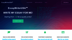What Essaywriterusa.com website looked like in 2019 (5 years ago)