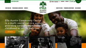 What Ellaaustin.org website looked like in 2019 (5 years ago)