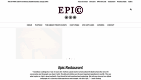 What Epiccuisine.com website looked like in 2019 (5 years ago)