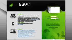 What Esgci.net website looked like in 2019 (5 years ago)