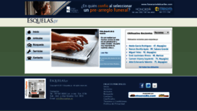 What Esquelas.pr website looked like in 2019 (5 years ago)