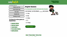 What Easyenglish.com website looked like in 2019 (5 years ago)