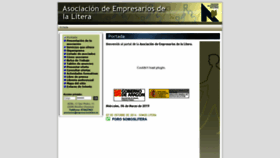What Empresarioslalitera.es website looked like in 2019 (5 years ago)