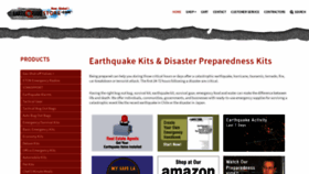What Earthquakestore.com website looked like in 2019 (5 years ago)