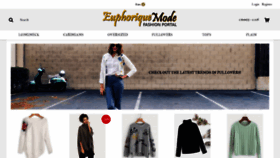 What Euphoriquemode.com website looked like in 2019 (5 years ago)