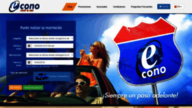 What Econorentacarhn.com website looked like in 2019 (5 years ago)