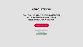 What Enolitech.it website looked like in 2019 (5 years ago)
