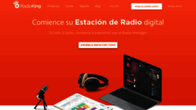 What Es.radioking.com website looked like in 2019 (5 years ago)