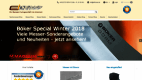 What Eknives.de website looked like in 2019 (5 years ago)