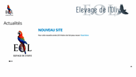 What Elevageolive.fr website looked like in 2019 (5 years ago)