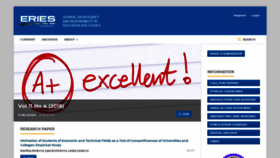 What Eriesjournal.com website looked like in 2019 (6 years ago)