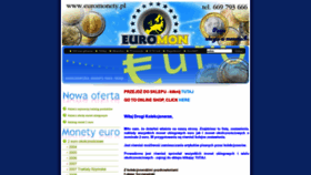 What Euromonety.pl website looked like in 2019 (5 years ago)
