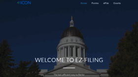 What Ez-filing.net website looked like in 2019 (5 years ago)