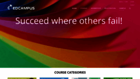 What Edcampus.in website looked like in 2019 (5 years ago)