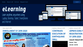 What Elearningmarikina.ph website looked like in 2019 (5 years ago)
