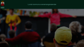 What Evenemang.lund.se website looked like in 2019 (5 years ago)