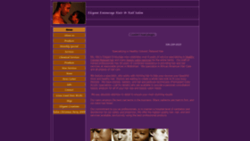 What Elegantentouragespa.com website looked like in 2019 (5 years ago)